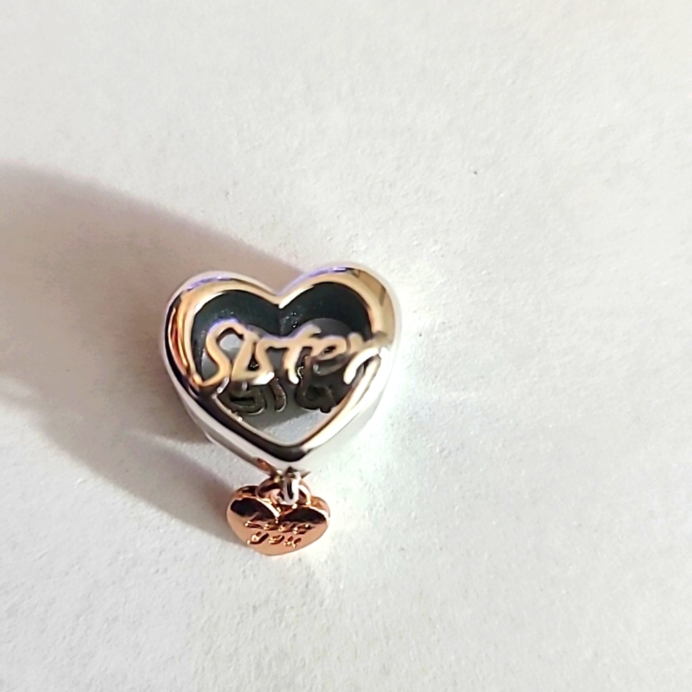 Pandora style sister charm